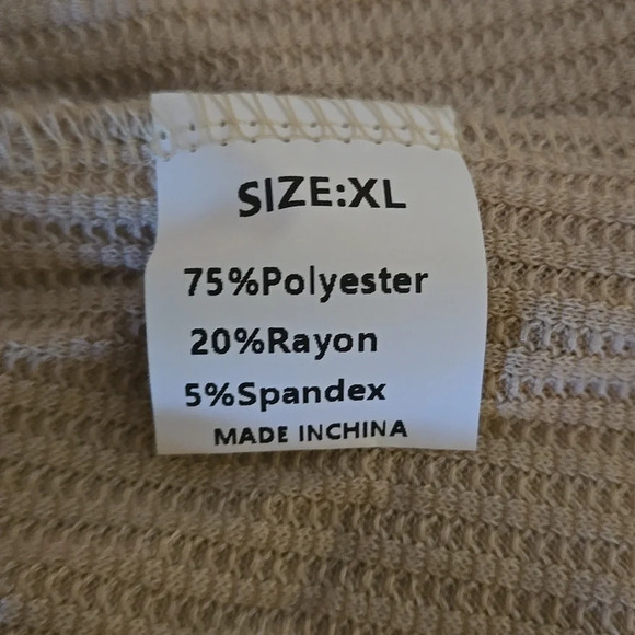 Dressin 2pc Ribbed Fabric Racerback Crop Top & Shorts / Drawstring Women size XL - Picture 3 of 14